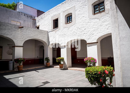 Courtyard, Ex-Convento del Carmen, a former monastery converted to museum, San Ángel, Mexico City, Mexico Stock Photo