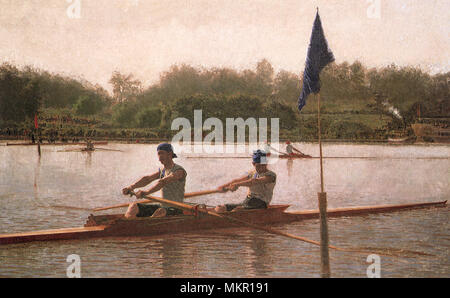 The Biglin Brothers Turning the Stake Stock Photo