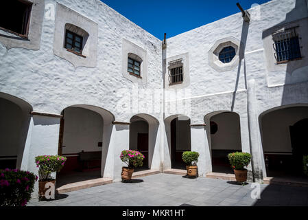 Courtyard, Ex-Convento del Carmen, a former monastery converted to museum, San Ángel, Mexico City, Mexico Stock Photo