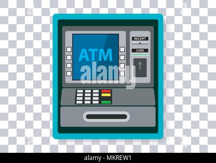 vector design of automatic teller machine Stock Vector