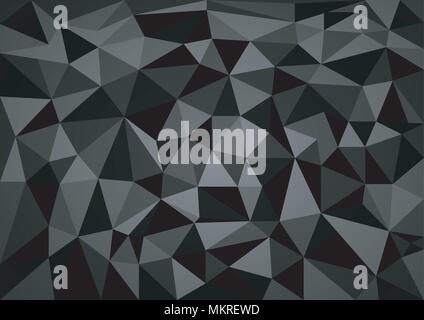 vector design of black triangle texture background Stock Vector