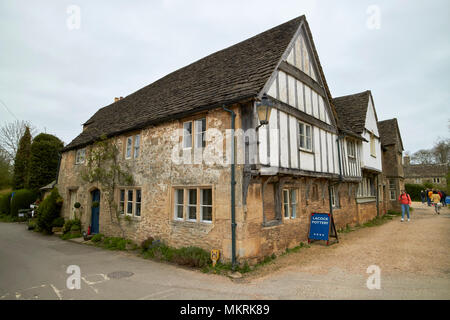 14-16 Church street Lacock village formerly the 1766 workhouse now lacock pottery b+b wiltshire england uk Stock Photo