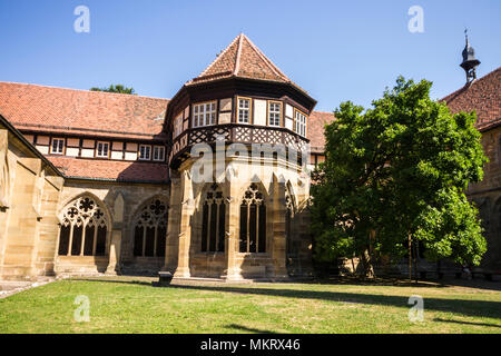 Maulbronn, Germany. Brunnenhaus or well house in the cloister of Maulbronn Monastery (Kloster Maulbronn), a former Roman Catholic Cistercian Abbey Stock Photo