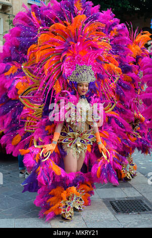 Carnival in Valletta, February 2018, Malta, Europe Stock Photo