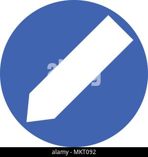 Edit glyph icon, isolated on white background Stock Vector