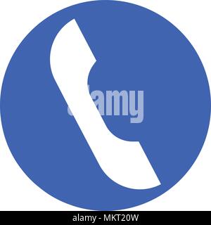 Handset glyph icon, isolated on white background Stock Vector