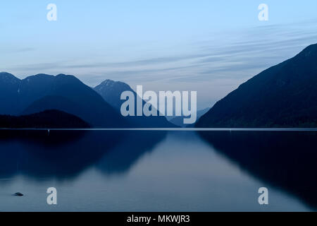 Alouette Lake in Golden Ears Provincial Park in the Coastal Mountain Range in British Columbia, Canada Stock Photo