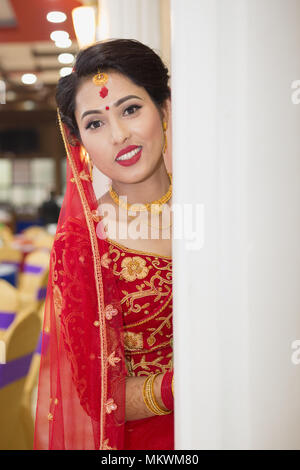 Nepal bride wedding dress Stock Photos and Images | agefotostock