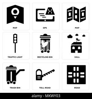 Traffic lights toll road icon flat isolated vector Stock Vector Image ...