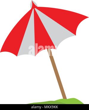 Picnic umbrella icon Stock Vector