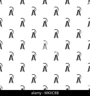 Tennis referee chair pattern vector seamless Stock Vector