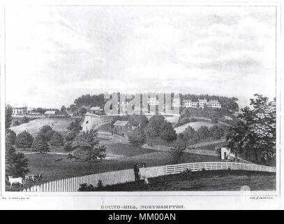 Round Hill Boys School. Northampton.   1830 Stock Photo