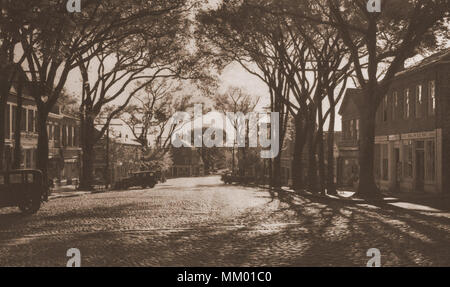 Main Street Square. Nantucket. 1939 Stock Photo