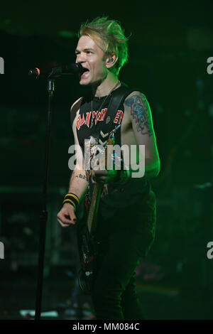 Fort Lauderdale FL, USA. 08th May, 2018. Sum 41 performs at Revolution on May 8, 2018 in Fort Lauderdale, Florida. Credit: Mpi04/Media Punch/Alamy Live News Stock Photo