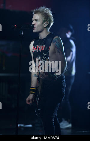 Fort Lauderdale FL, USA. 08th May, 2018. Sum 41 performs at Revolution on May 8, 2018 in Fort Lauderdale, Florida. Credit: Mpi04/Media Punch/Alamy Live News Stock Photo