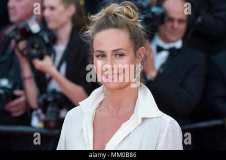 CANNES, FRANCE - MAY 08: Cecile de France attends the screening of 'Everybody Knows (Todos Lo Saben)' and the opening gala during the 71st annual Cannes Film Festival at Palais des Festivals on May 8, 2018 in Cannes, France Credit: BTWImages/Alamy Live News Stock Photo