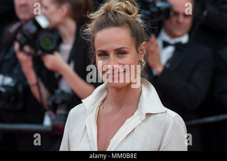 CANNES, FRANCE - MAY 08: Cecile de France attends the screening of 'Everybody Knows (Todos Lo Saben)' and the opening gala during the 71st annual Cannes Film Festival at Palais des Festivals on May 8, 2018 in Cannes, France Credit: BTWImages/Alamy Live News Stock Photo