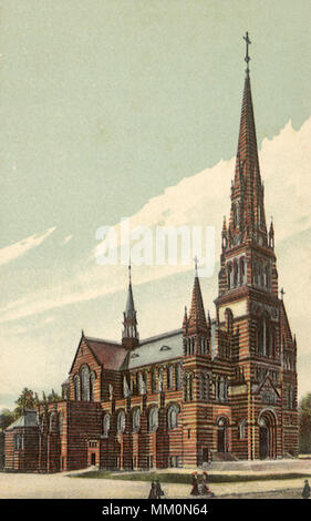 St. Antoine De Padoue Church.New Bedford. 1910 Stock Photo