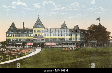 The Atlantic House. Nantasket Beach.  1910 Stock Photo