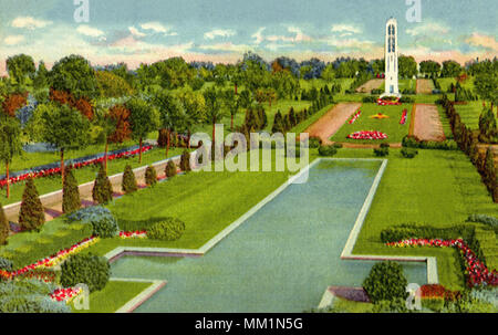 Sunset Memorial Park. Minneapolis. 1935 Stock Photo