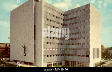 Mayo Clinic and Building. Rochester.1964 Stock Photo
