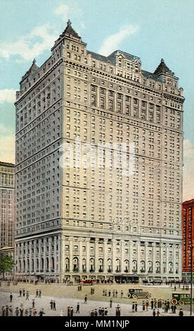 New Book Cadillac Hotel. Detroit. 1920 Stock Photo