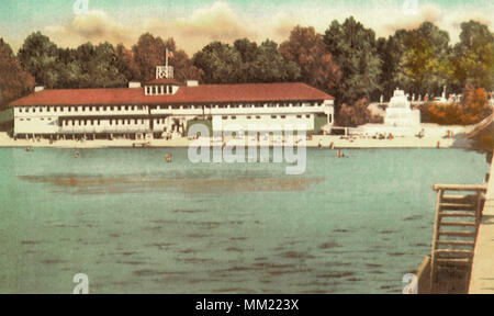 Bath House at the Euclid Beach Park. Cleveland. 1930 Stock Photo