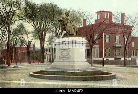 Longfellow Monument. Portland. 1911 Stock Photo