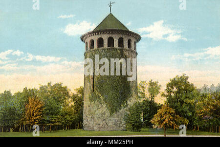 Water Tower in Rockford Park. Wilmington. 1920 Stock Photo