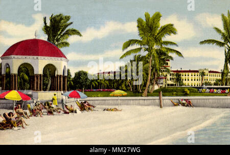 Hotel Charlotte Harbor. Punta Gorda. 1953 Stock Photo