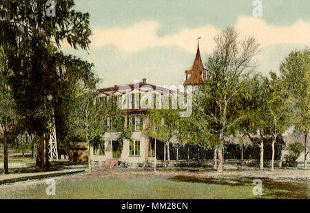 Cottage at Rollins College. Winter Park. 1910 Stock Photo