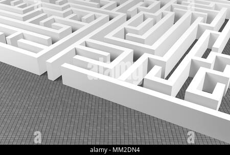 Maze background, complex problem solving concept Stock Photo - Alamy