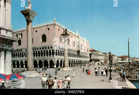 Ducal Palace. Venice. 1960 Stock Photo