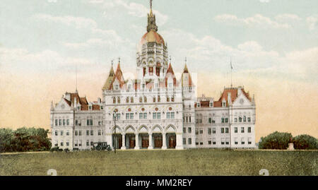 State Capitol Building. Hartford. 1910 Stock Photo