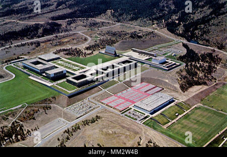 U.S. AIR FORCE ACADEMY, Colo. – Air Force's Dane Kinamon leaps over ...