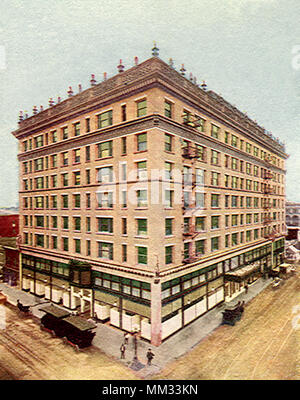 Alexandria Hotel. Los Angeles. 1910 Stock Photo