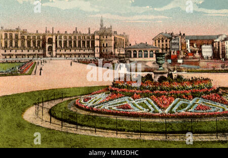 Castle. Saint-Germain-en-Laye. 1930 Stock Photo