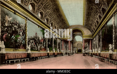 Gallery of the Battles. Versailles. 1930 Stock Photo