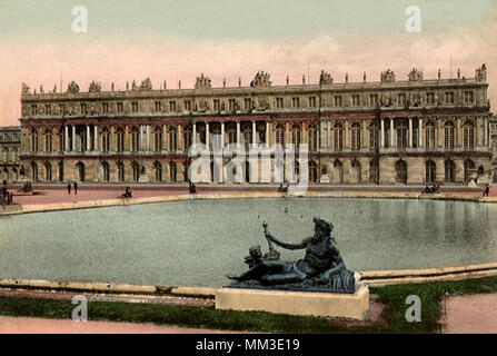 View of the Palace. Versailles. 1930 Stock Photo