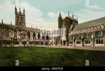 Magdalen College. Oxford. 1910 Stock Photo
