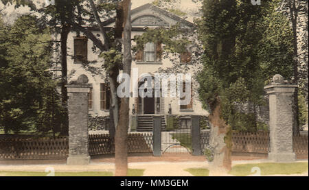 Home of Wm. H. Seward. Auburn.1905 Stock Photo