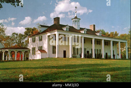 Home of Washington. Mount Vernon. 1960 Stock Photo