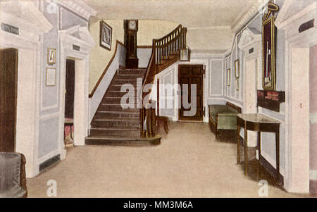 Main Hall. Mount Vernon. 1926 Stock Photo