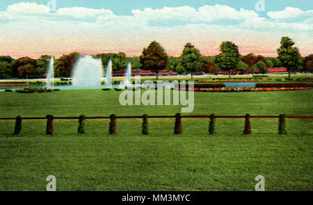 Saratoga Race Track. Saratoga Springs. 1932 Stock Photo