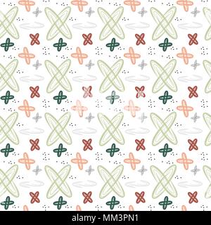 Seamless pattern with the image of cosmos. Universe with galaxies and stars. Astronomical background. Stock Vector