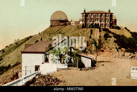 Lick Observatory. Mount Hamilton. 1909 Stock Photo