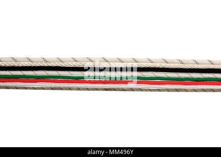 various colorful ropes Stock Photo