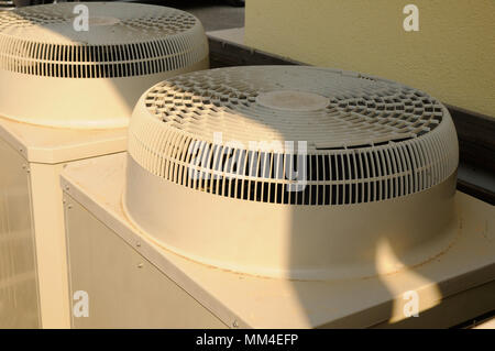 Air conditioning units closeup Stock Photo