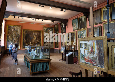 Musée National Gustave Moreau, Home and Studio of symbolist Gustave Moreau, Paris, France Stock Photo