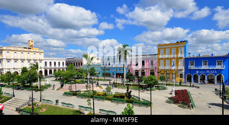 SANCTI SPIRITUS, CUBA - 12 NOVEMBER 2016: The city centre Sancti Spirytus on Cuba Stock Photo